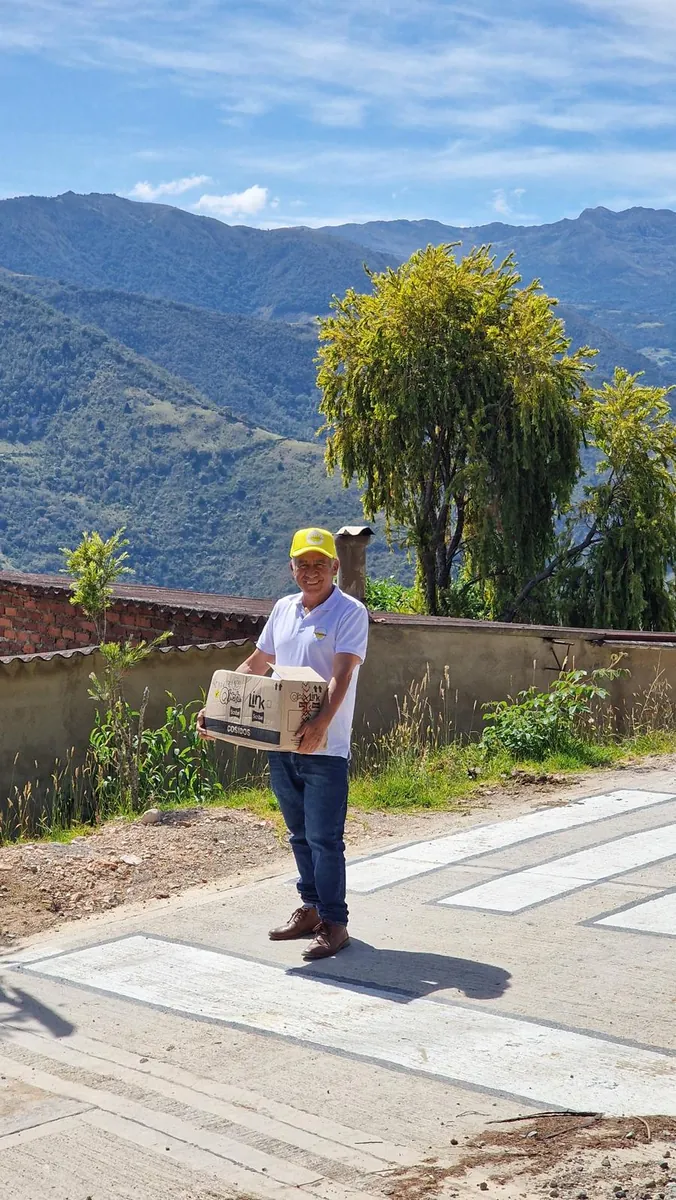 Producto Humanitos listo para entregar como parte de una donación